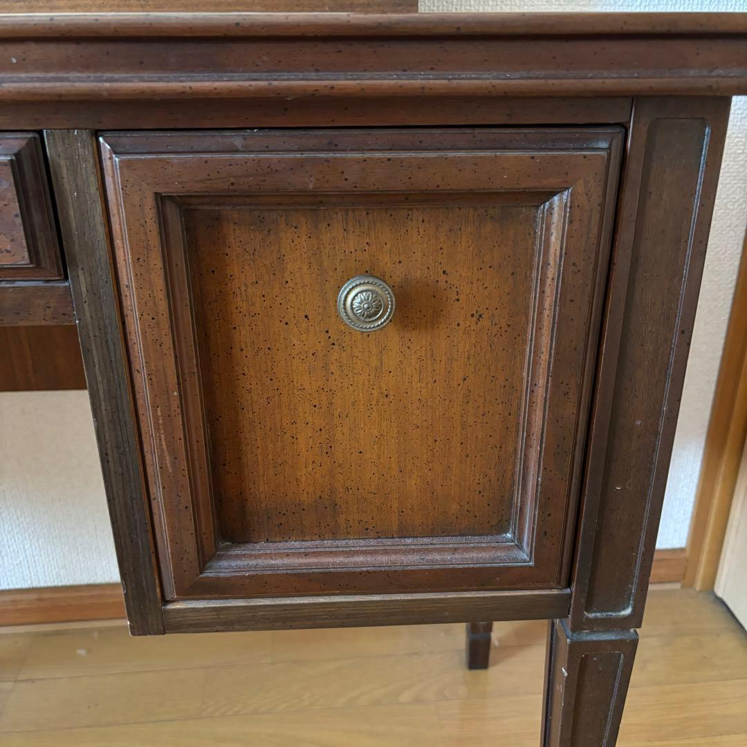 kosuga 木製 ドレッサー 鏡付き アンティーク クラシック