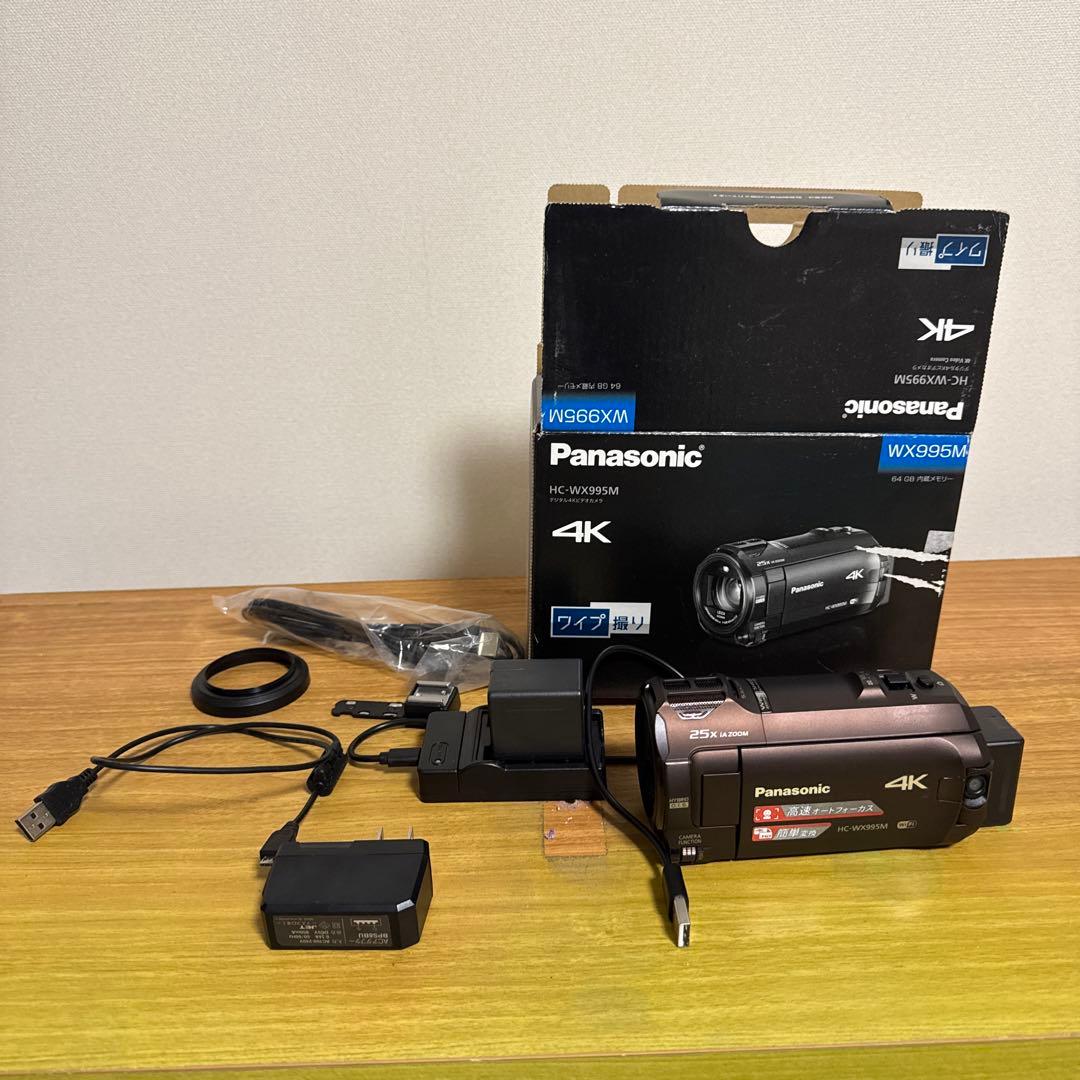 【値下8/17終了】 Panasonic HC-WX995M デジタル4Kビデオ