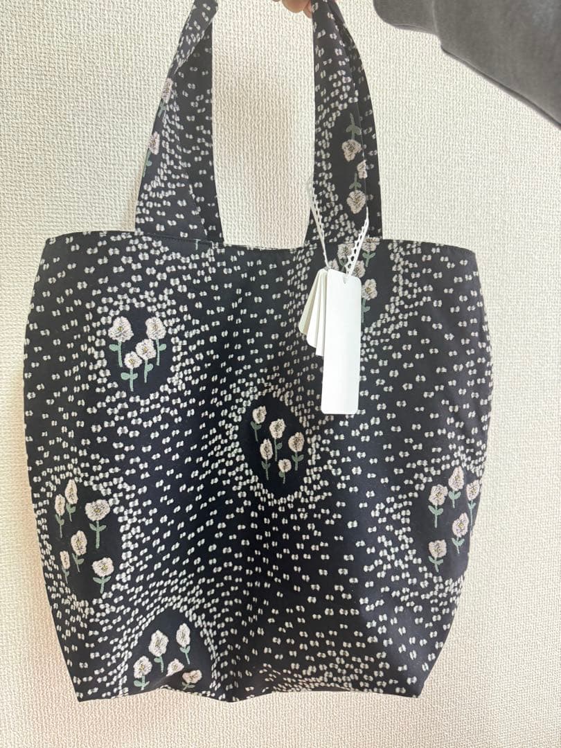 ミナ ペルホネン パニーニバッグ　ballade バラード　ネイビー