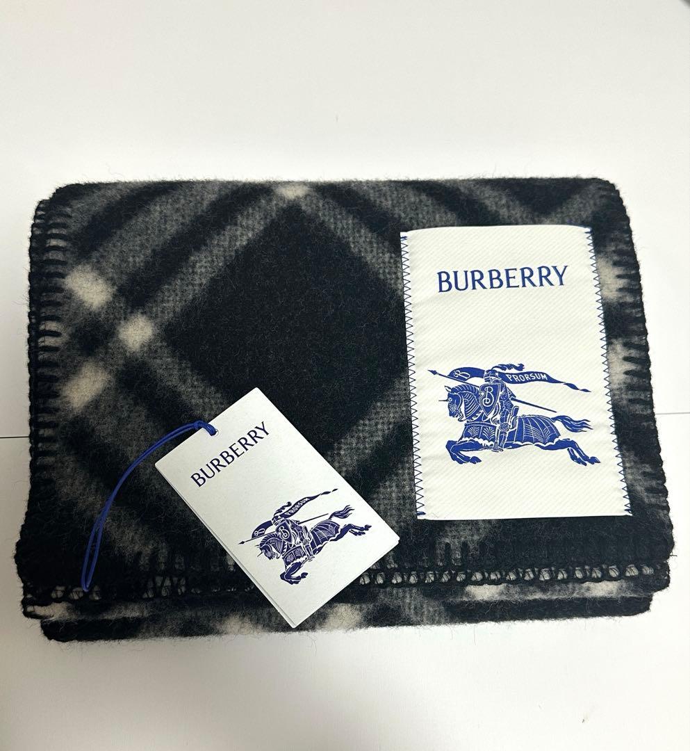 Burberryチェック ウールスカーフ