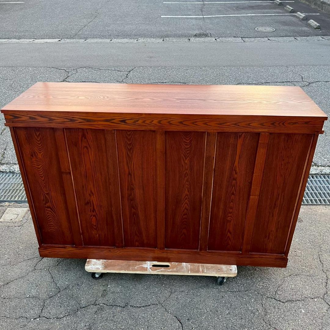 古民家 家具 水屋箪笥 民芸箪笥 木製 収納棚 時代家具 A0850