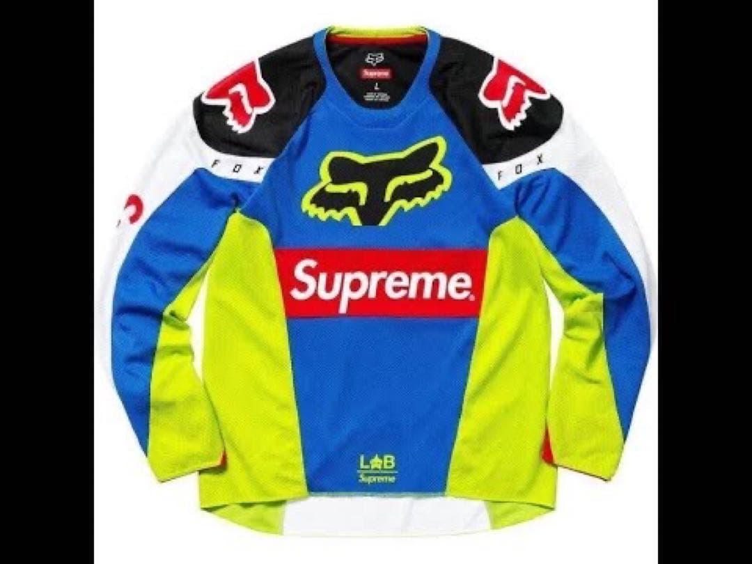 supreme FOX RacingMotoJersey タグ付き新品未使用　L
