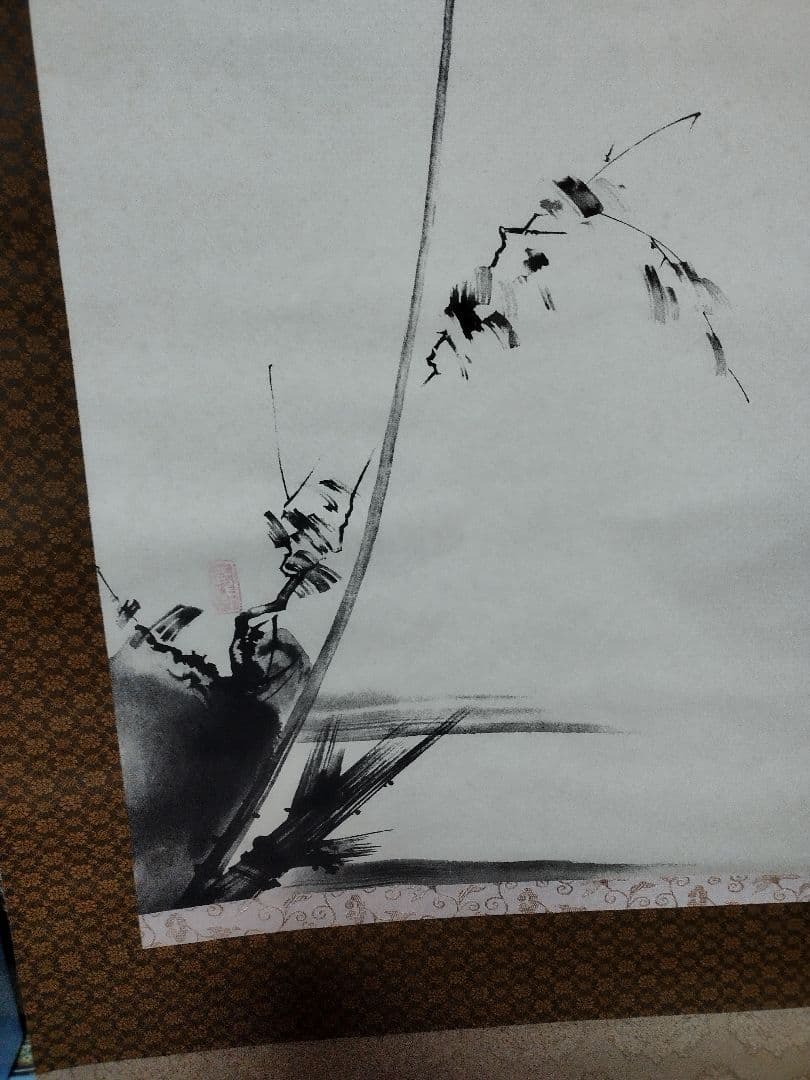 宮本武蔵枯木鳴鵙図レプリカ。