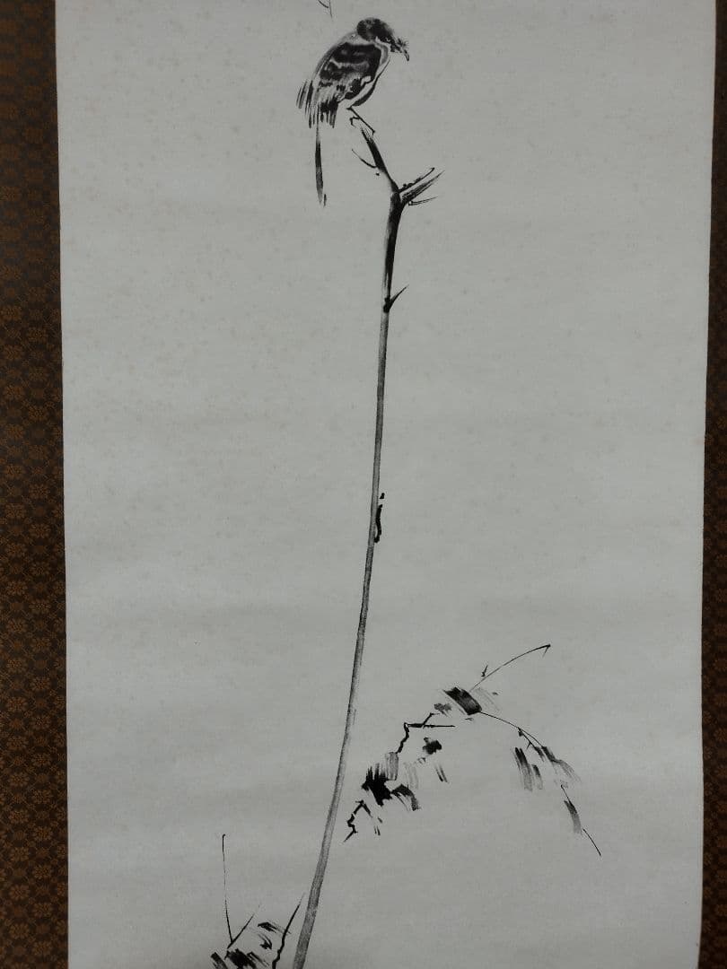 宮本武蔵枯木鳴鵙図レプリカ。