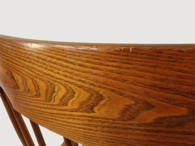 飛騨産業キツツキ　木製　ロッキングチェアー　再塗装済　ＵＳＥＤ