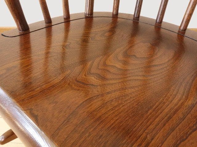 飛騨産業キツツキ　木製　ロッキングチェアー　再塗装済　ＵＳＥＤ