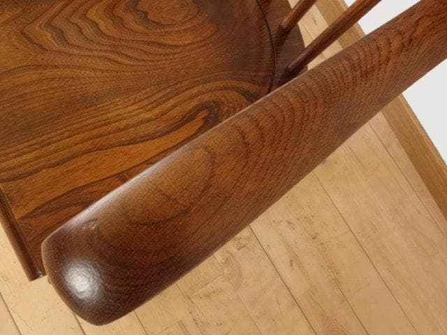 飛騨産業キツツキ　木製　ロッキングチェアー　再塗装済　ＵＳＥＤ