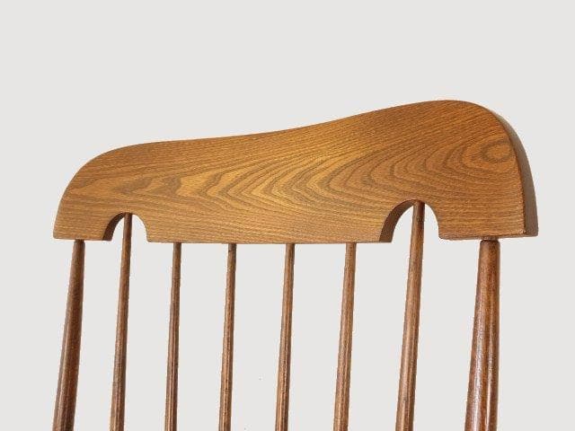 飛騨産業キツツキ　木製　ロッキングチェアー　再塗装済　ＵＳＥＤ