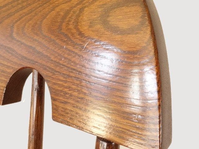 飛騨産業キツツキ　木製　ロッキングチェアー　再塗装済　ＵＳＥＤ