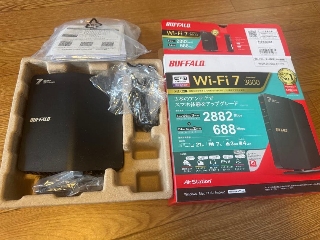 ルーター・ネットワーク機器 BUFFLO Wi-Fi7 standard3600