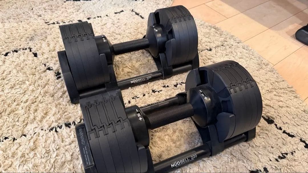 【NUOBELL 220 】20kg✖️２ ダンベル 10段階調整