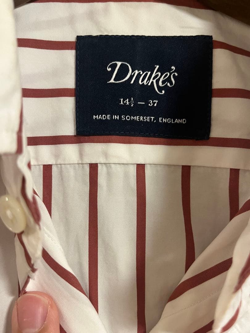 drakes ドレイクス　長袖シャツ