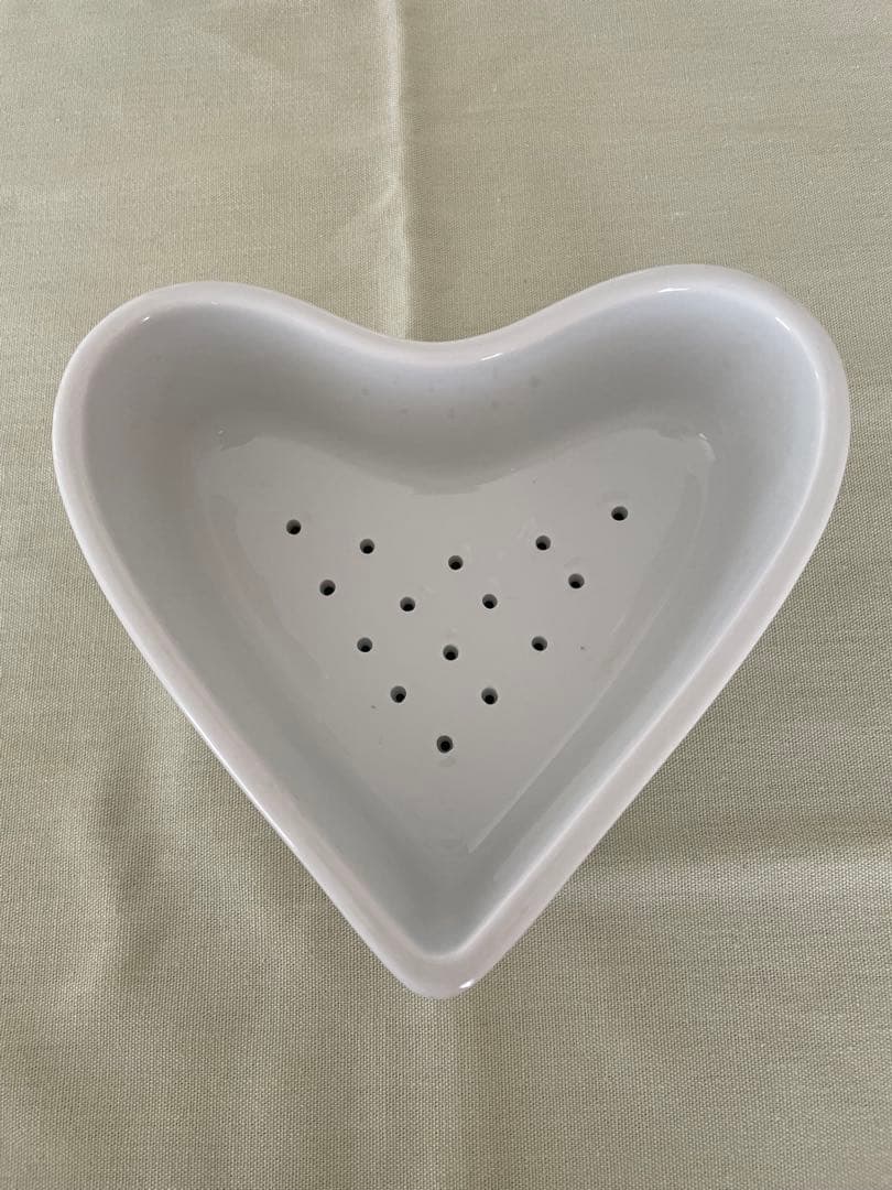 ハート型 陶器 水切り器具