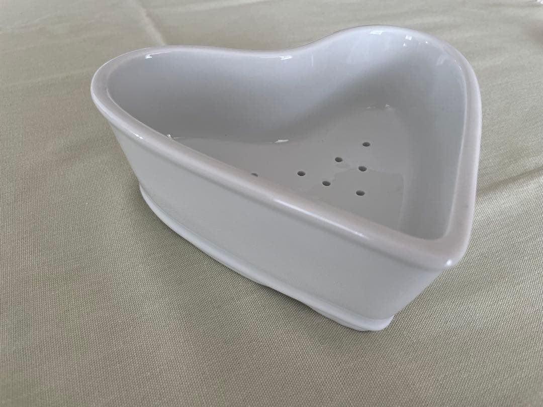 ハート型 陶器 水切り器具