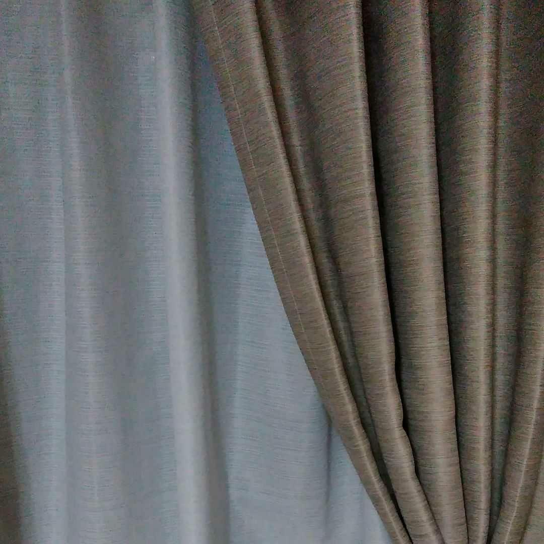 1カ月使用　カーテン&レースカーテン