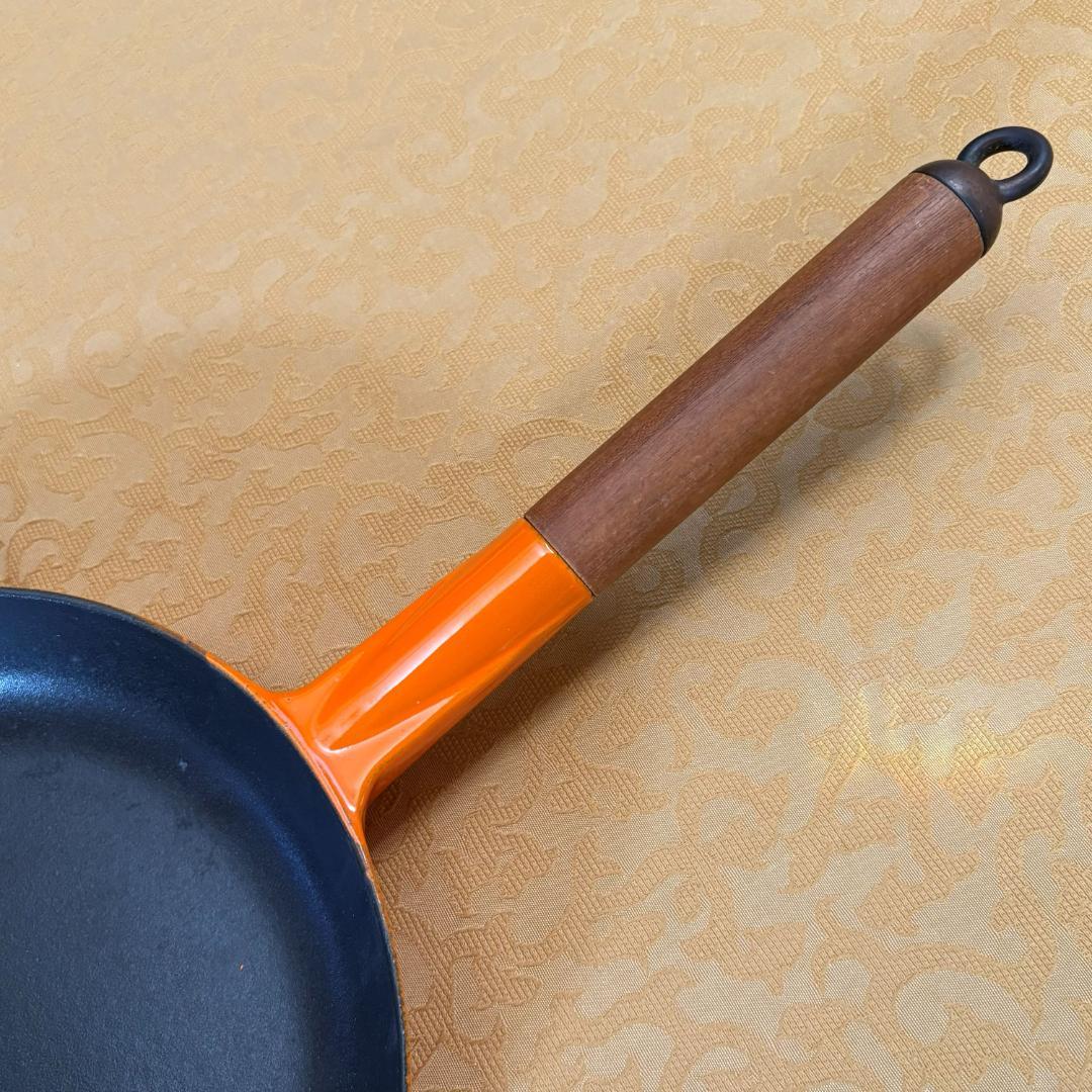 【レア】ヴィンテージ ル・クルーゼ オレンジグラデーションフライパン26cm