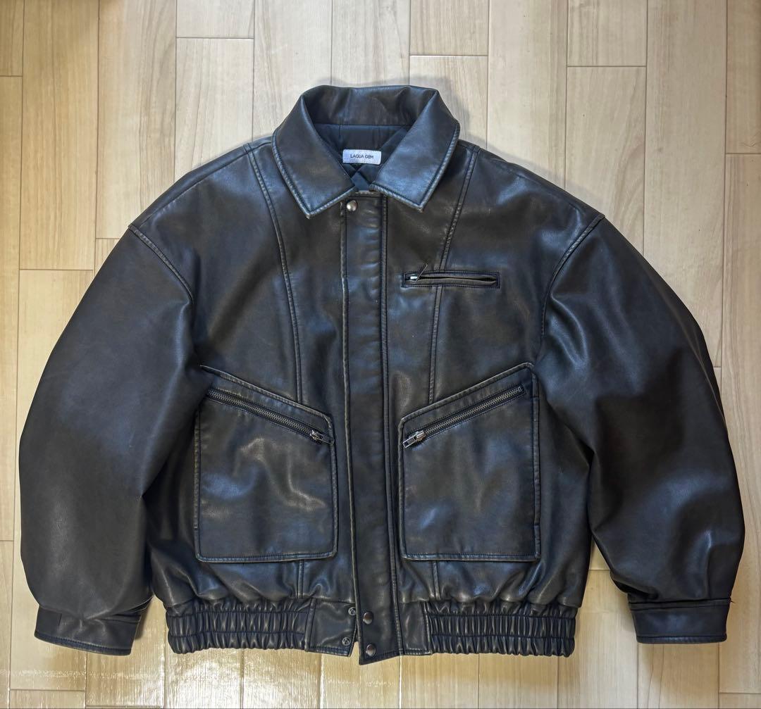 LAGUA GEM SCRATCH VINTAGE ブルゾン