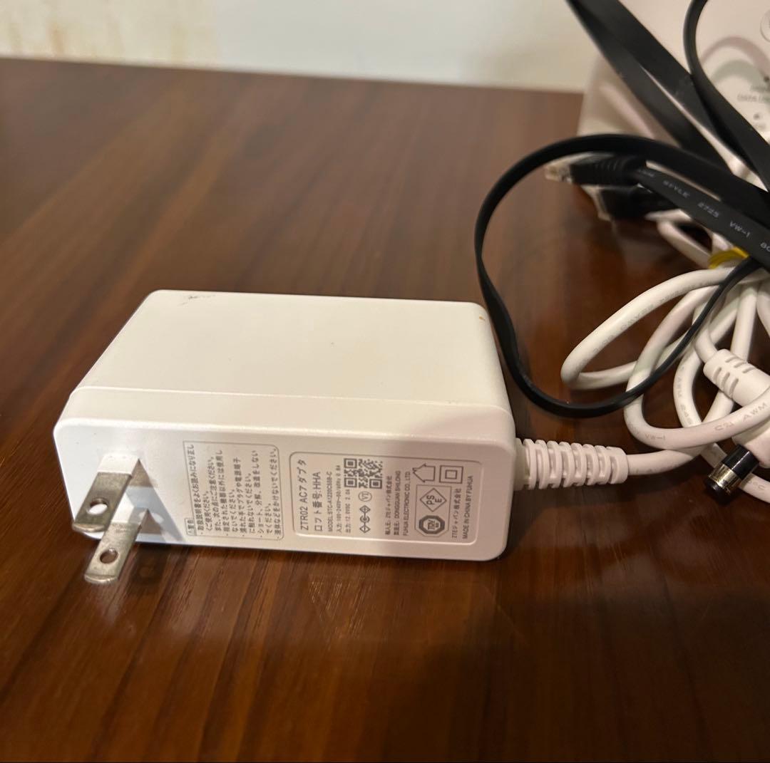 ZTE Speed Wi-Fi  5G L13 ホワイト ホームルータ