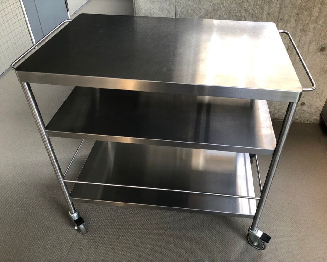 イケア　ステンレスキッチンワゴン　フリッタ