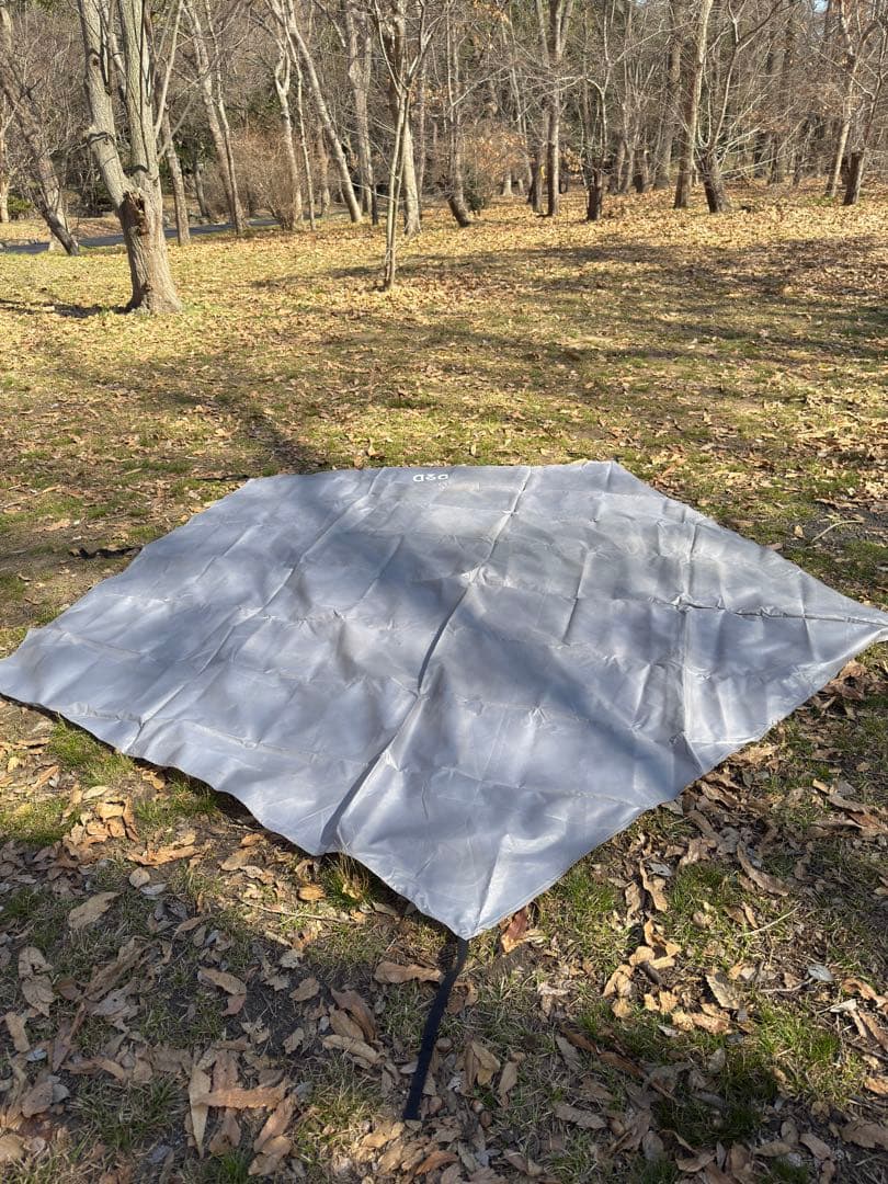 DOD(ディーオーディー) ライダーズワンポールテント グランドシート、おまけ付