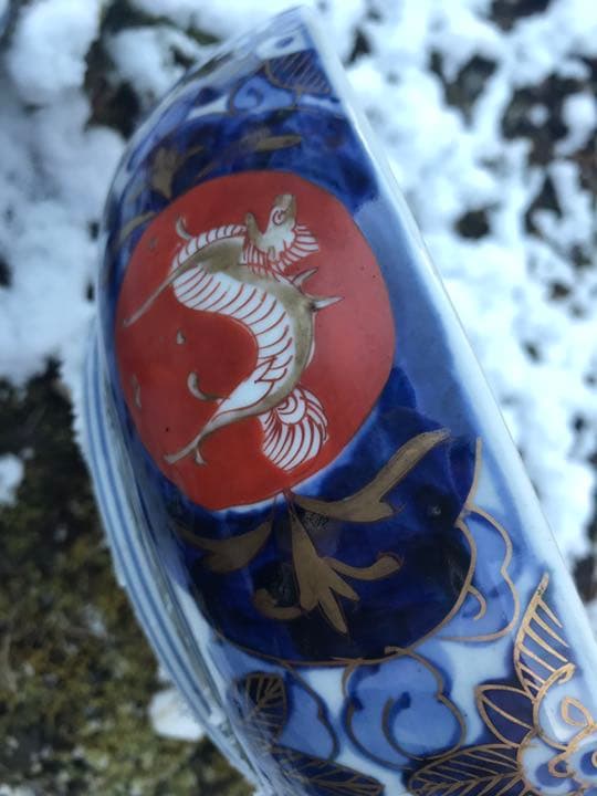 古伊万里 大鉢 ペアセット 江戸期