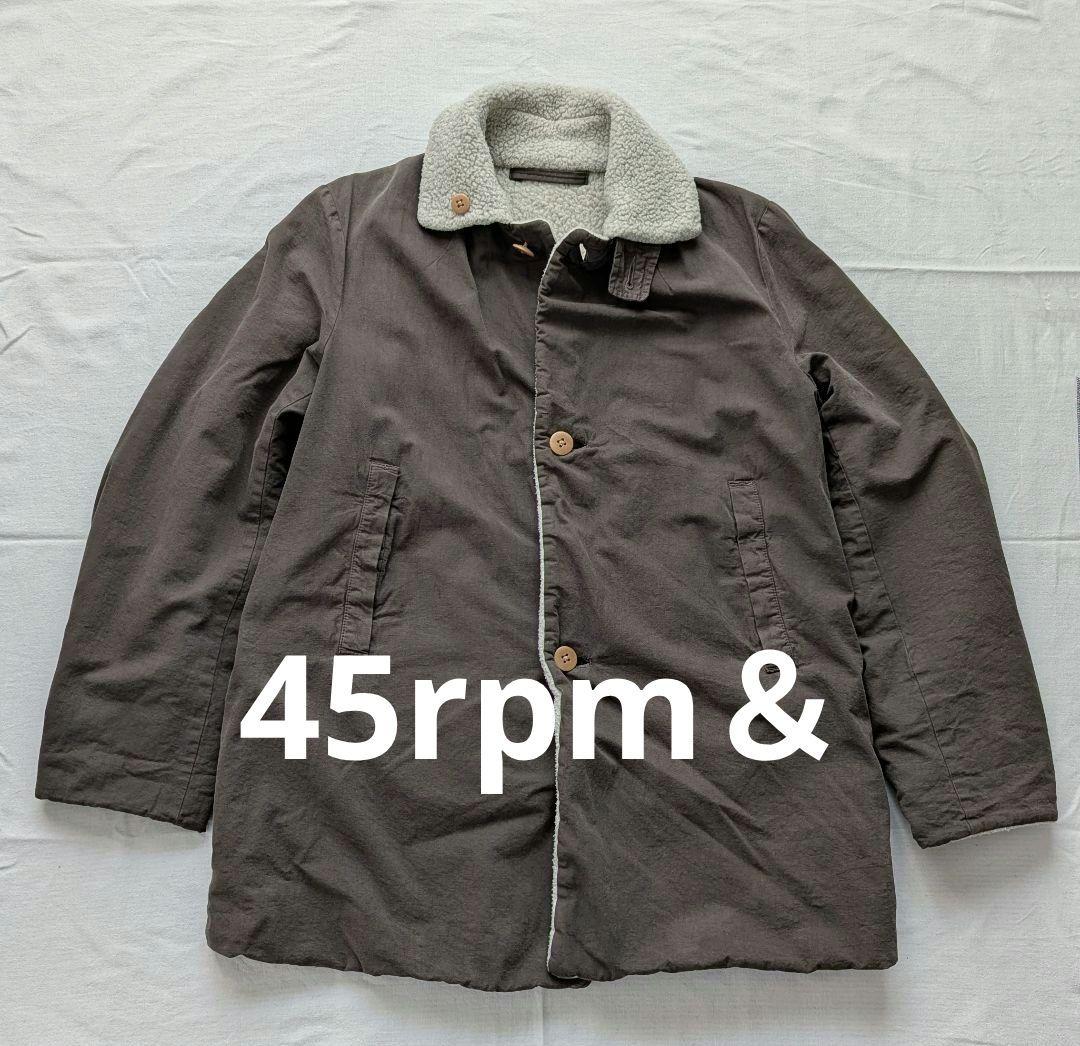 美品45rpm＆ボア付きリバーシブルコート