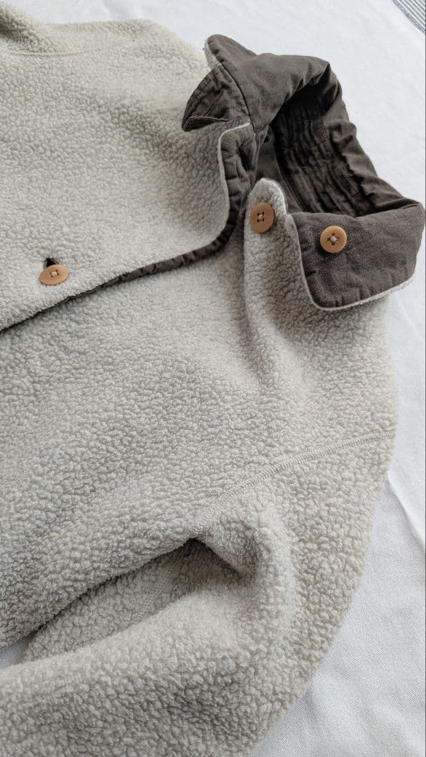 美品45rpm＆ボア付きリバーシブルコート