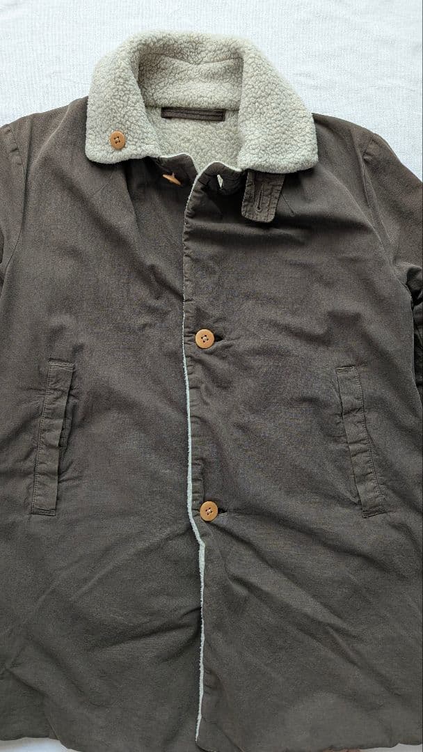 美品45rpm＆ボア付きリバーシブルコート