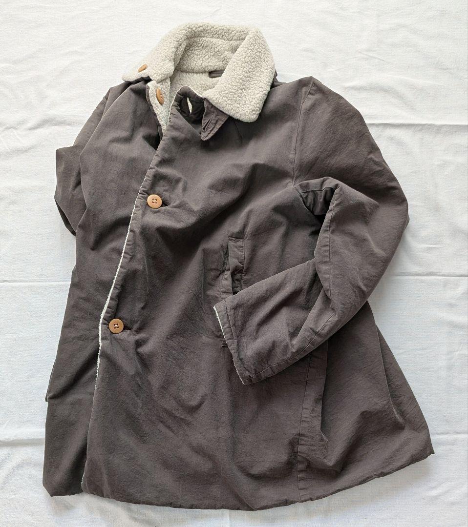 美品45rpm＆ボア付きリバーシブルコート