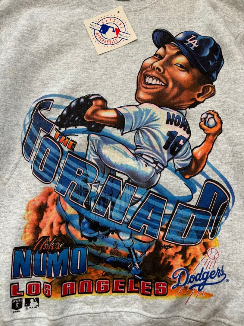 新品　USA製 ドジャース 野茂英雄 MLB SALEM スウェット トレーナー