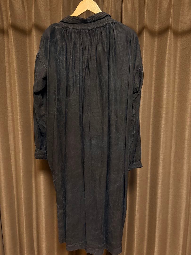 20s 30s インディゴリネン フランス ビンテージ マキニョン ビヨード