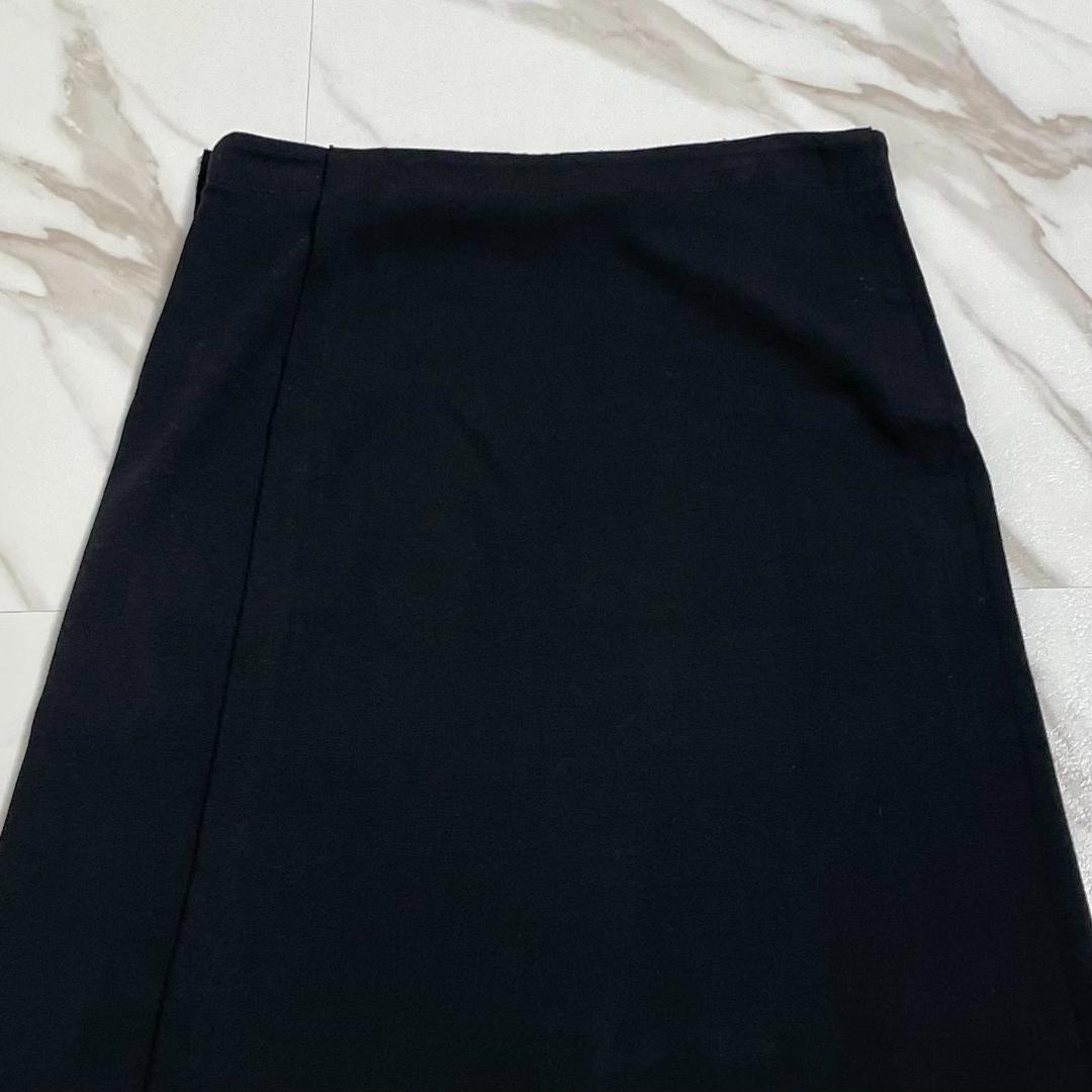 美品 イッセイミヤケ FETE ロングスカート コットン100% 黒 2