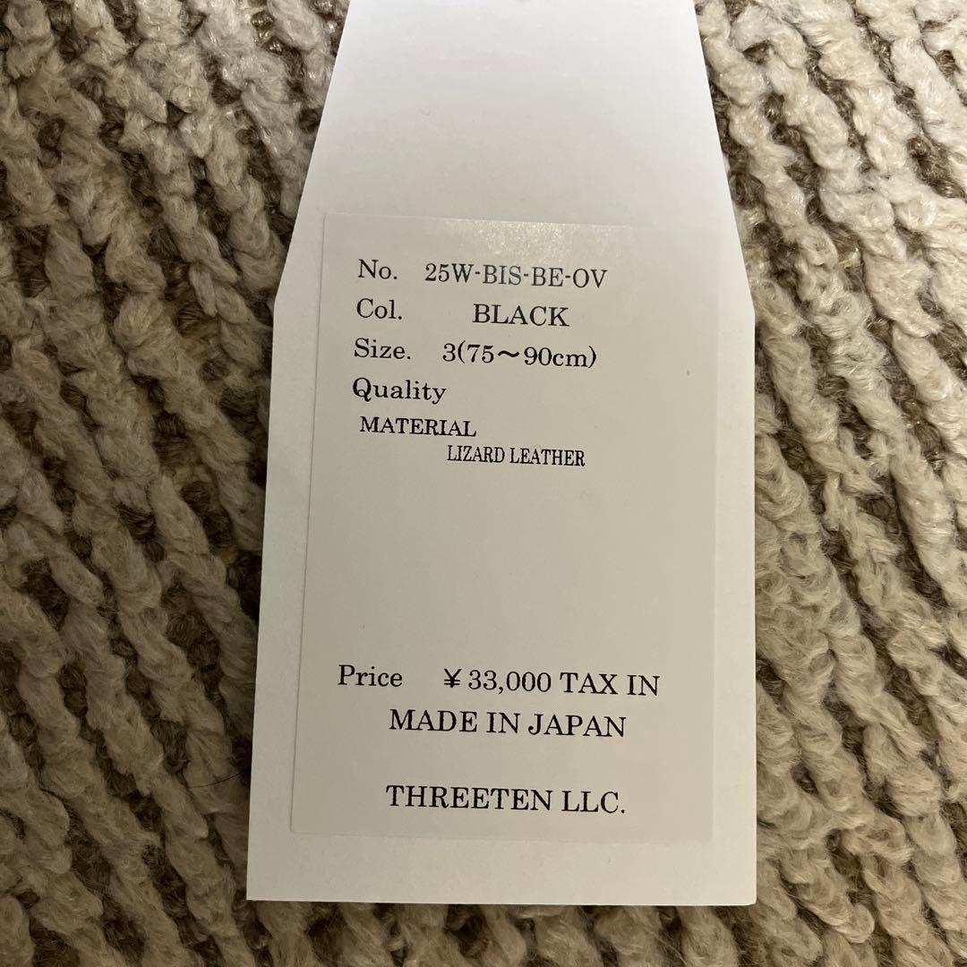 小物 BISOWN LIZARD OVAL BELT