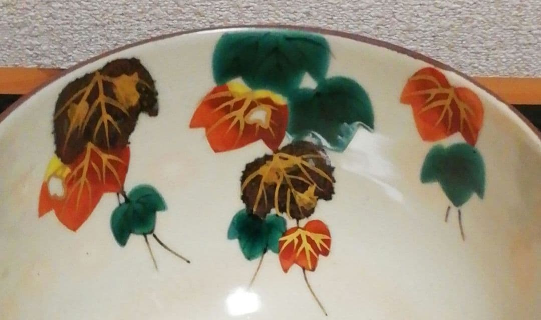 大徳寺書付　福森阿也作　乾山写　色絵　茶碗　共箱　共布　茶道具