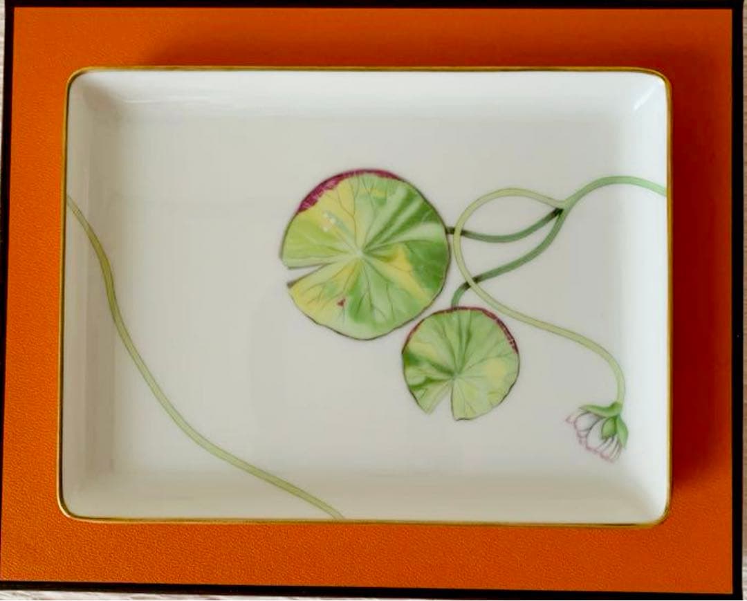 HERMES ナイルの庭　スクエアプレート/トレイ