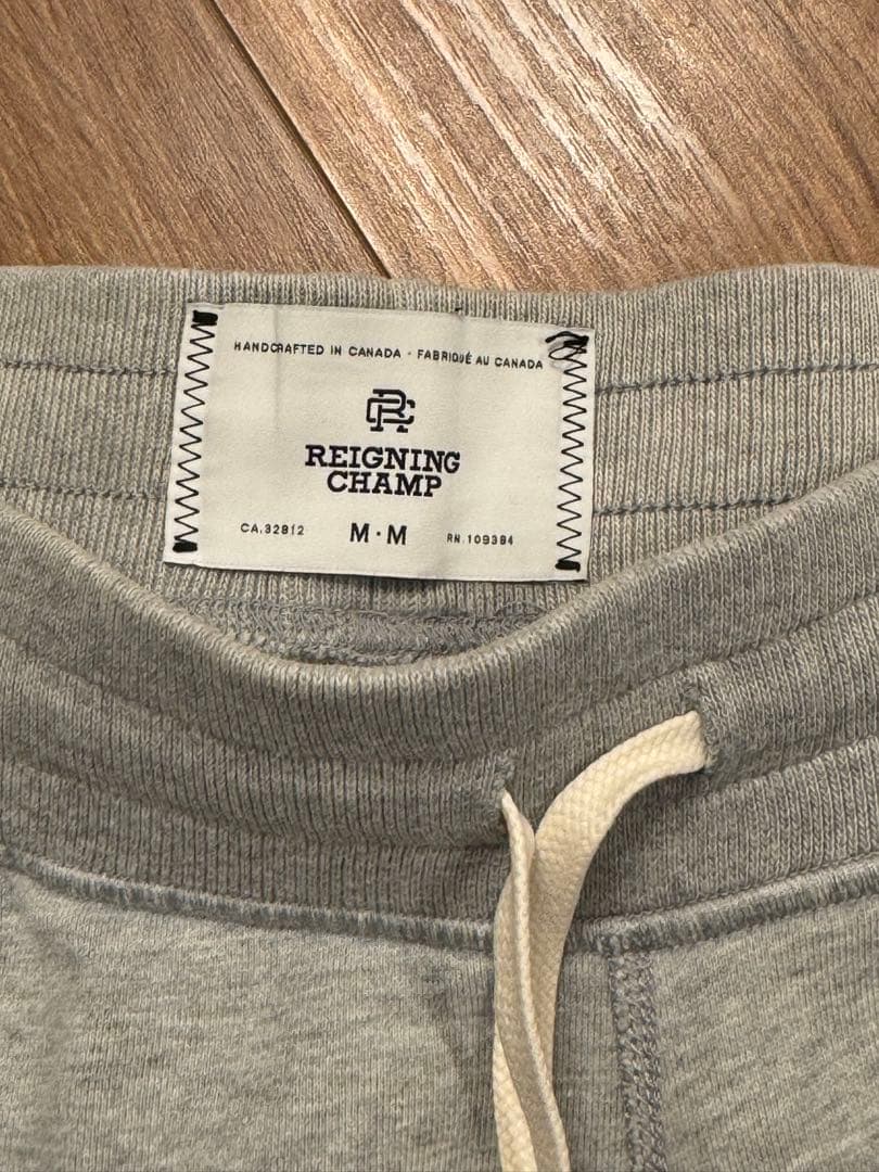 REIGNING CHAMP グレー スウェットパンツ M
