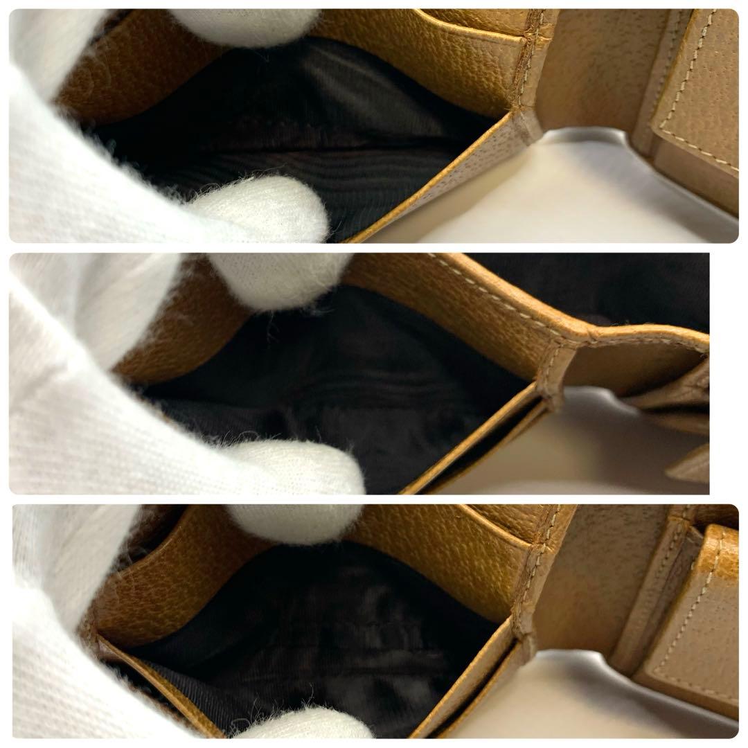 美品✨GUCCI グッチ GGキャンバス 二つ折り財布 04862・4276