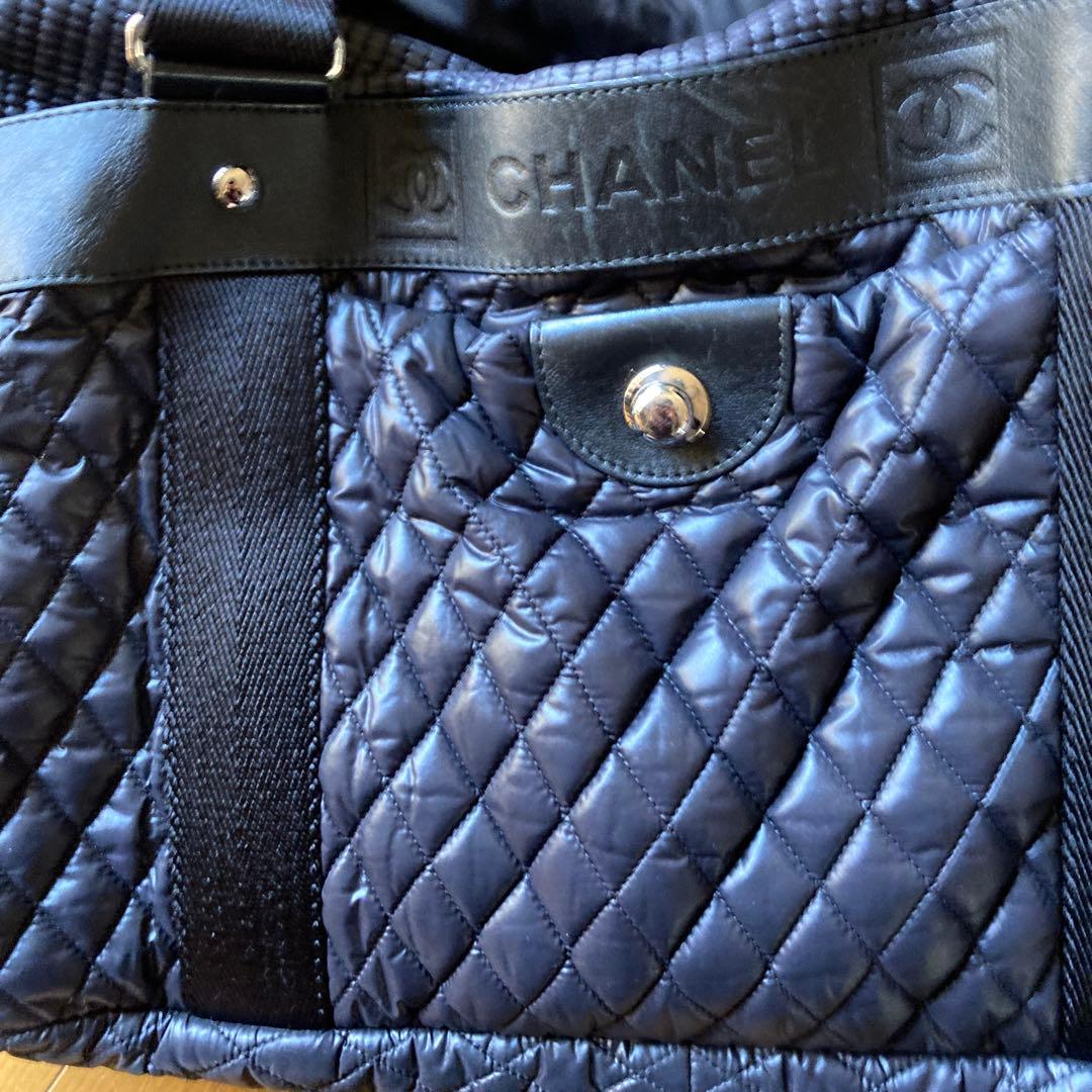 カ*シ様 CHANEL BLACKボストンバッグ