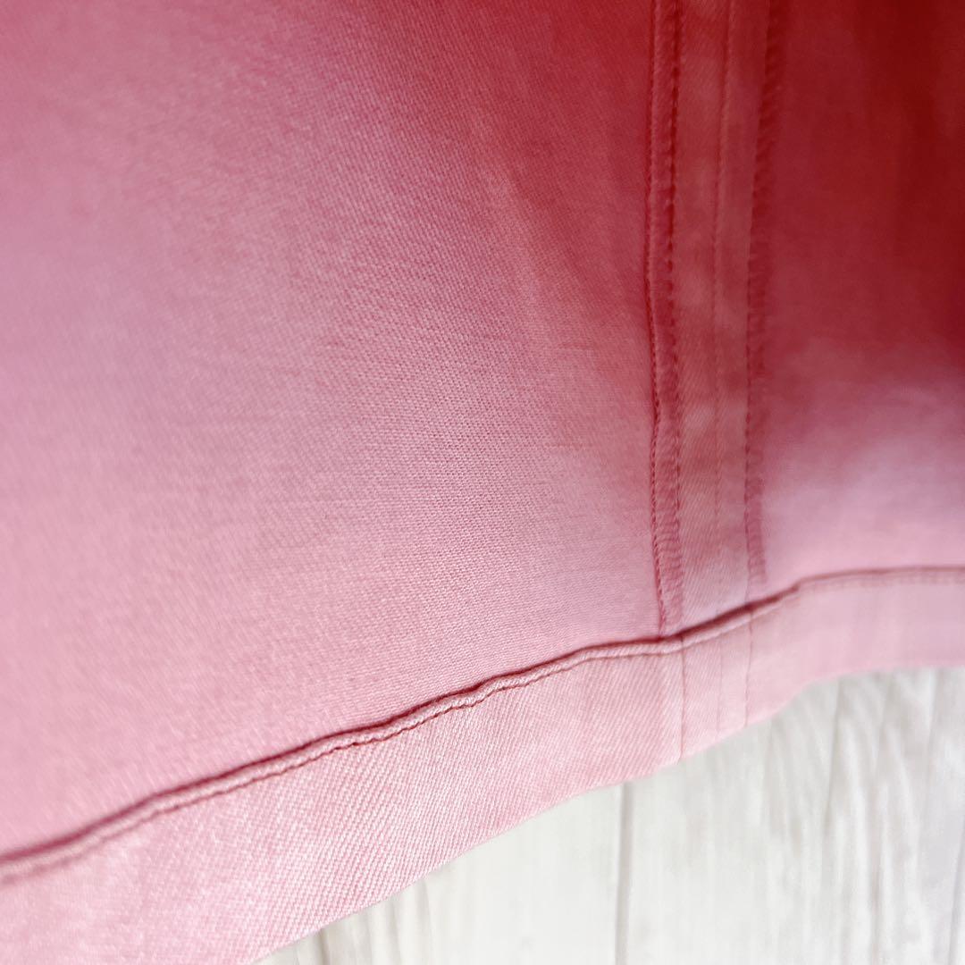 【マーリエルカセット】オーバーオール　スカート　大きめ　ピンク　ワンピース