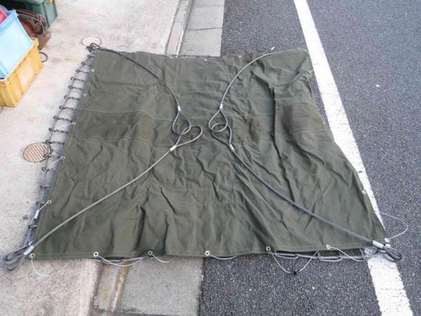 ワイヤーもっこ　モッコ　2,000×2,000　ヘビ口　業務用