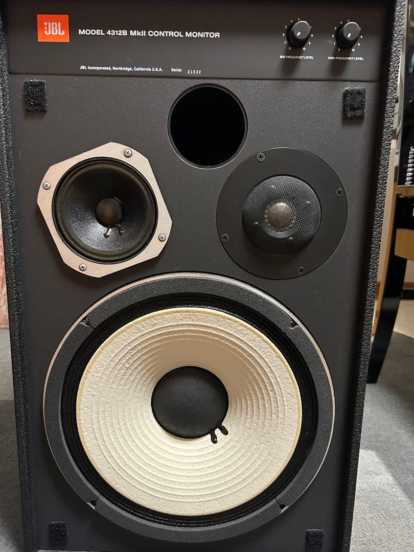 JBL 4312B MkⅡスタジオモニターペア美品