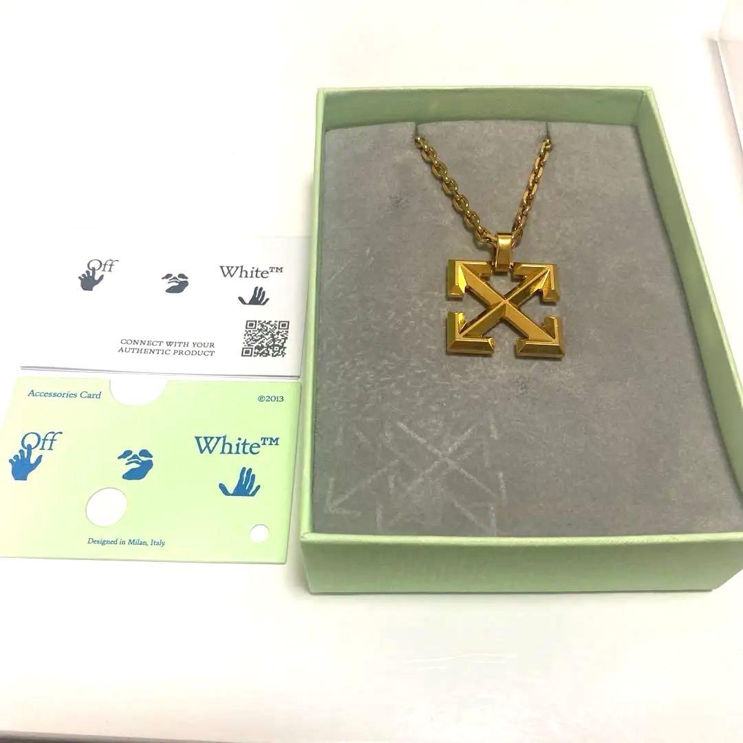 Off-White ゴールド ネックレス