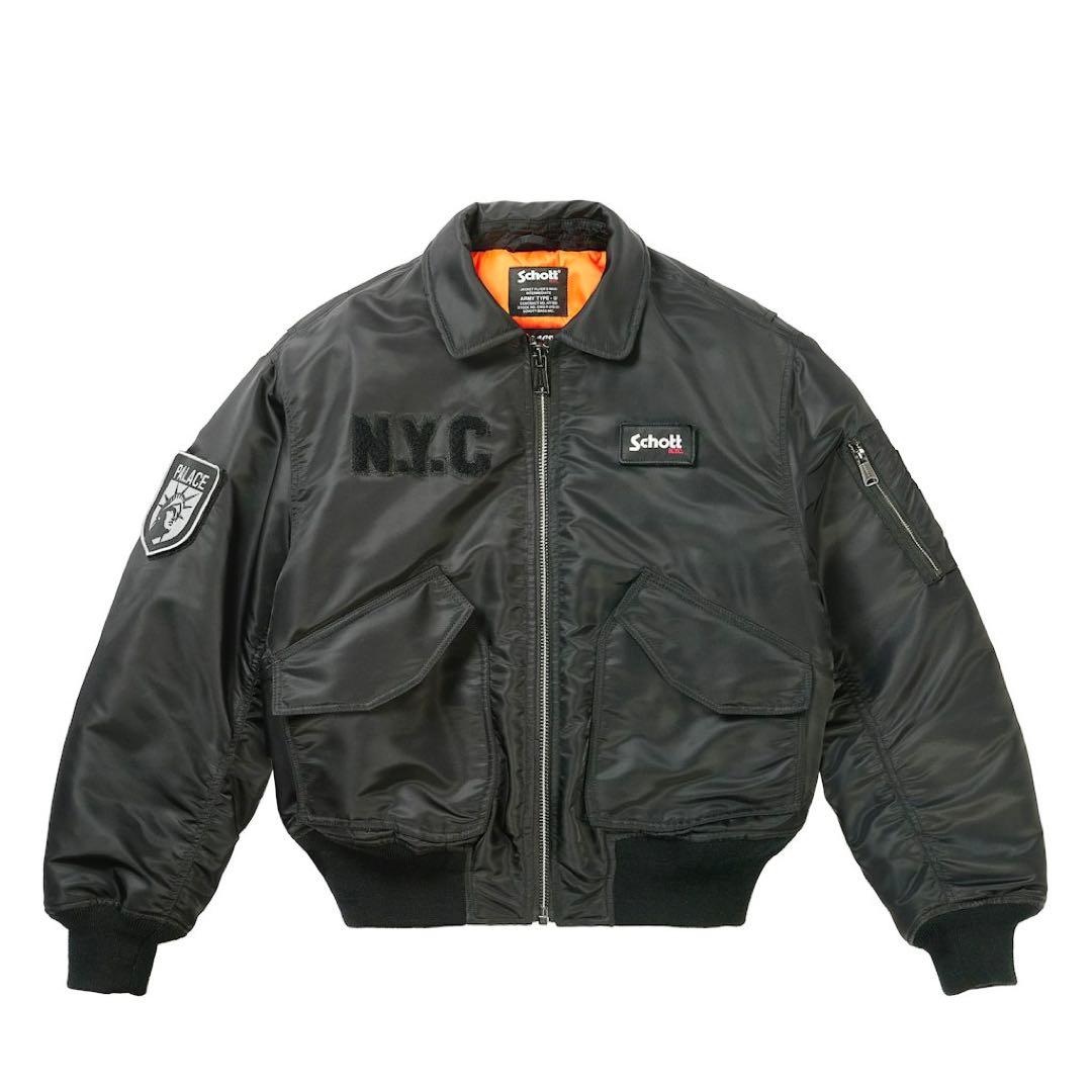 ジャケット・アウター PALACE Schott CWU 90's Fit Bomber Jacket
