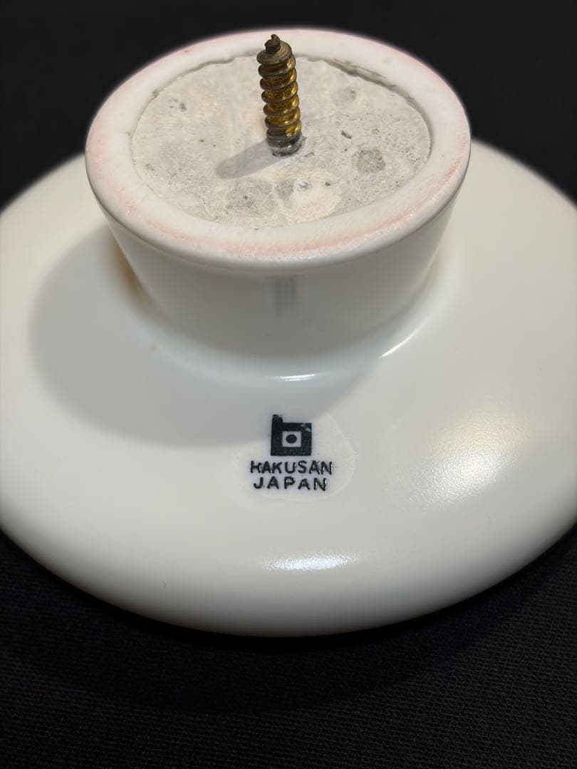 白山陶器 コートハンガー　ホワイト　森正洋デザイン　アンティーク　梅華　#5