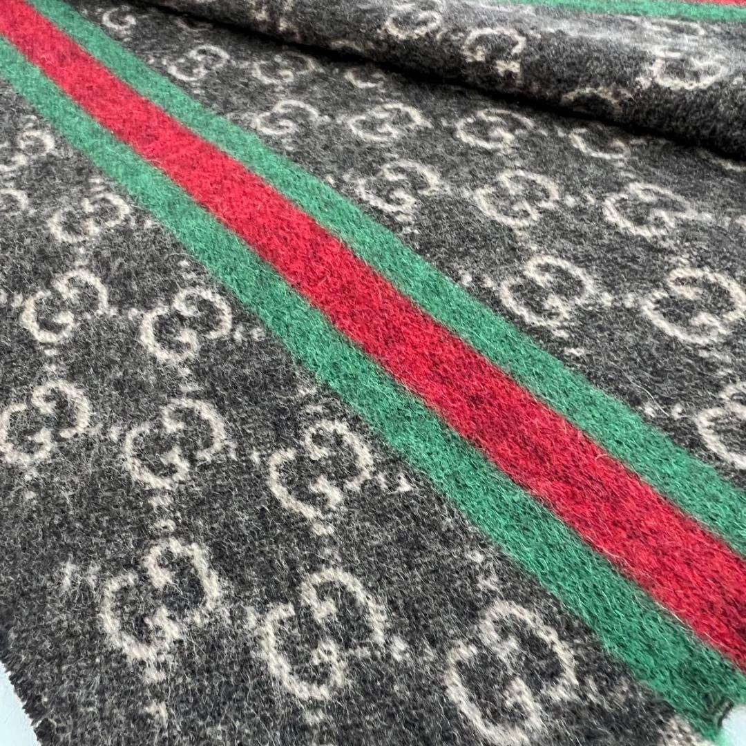 【専用】GUCCI グッチ カシミヤ100% GG柄マフラー 極美品タグ付き