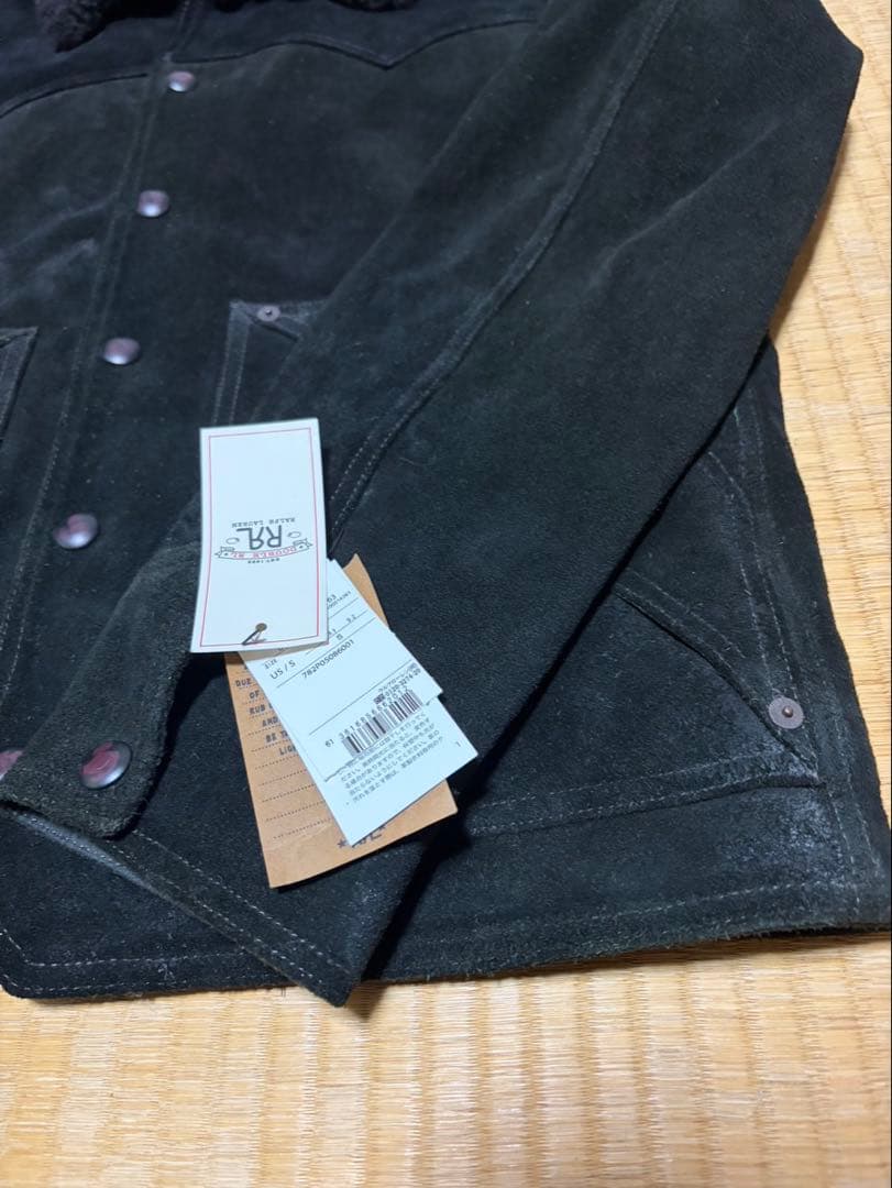RRL ダブルアールエル シアリングカラー スエードウエスタンジャケット