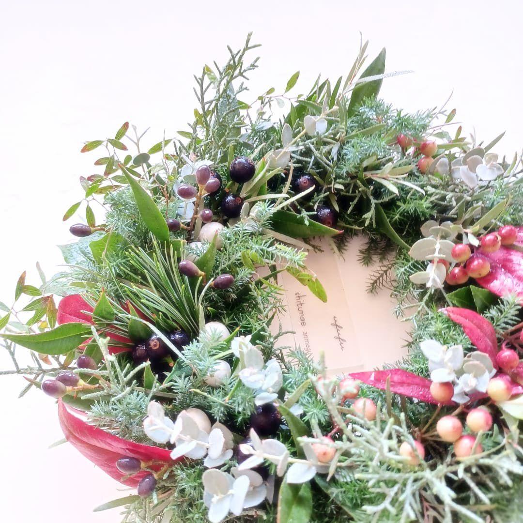 【魔女の棲む森 ～花は野にあるように～】ドライフラワー リース