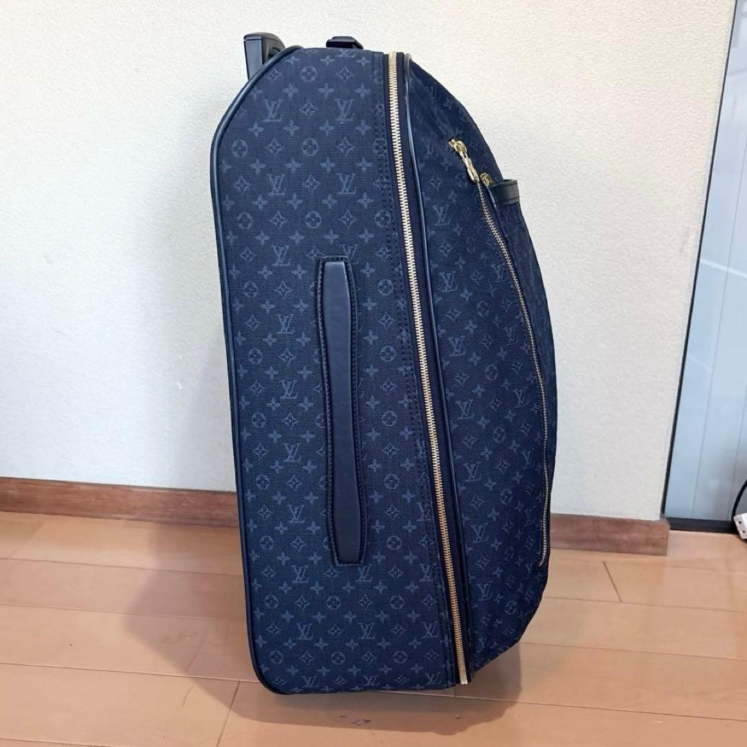 ルイヴィトン M23281 モノグラム ミニ アネット キャリー ブルー