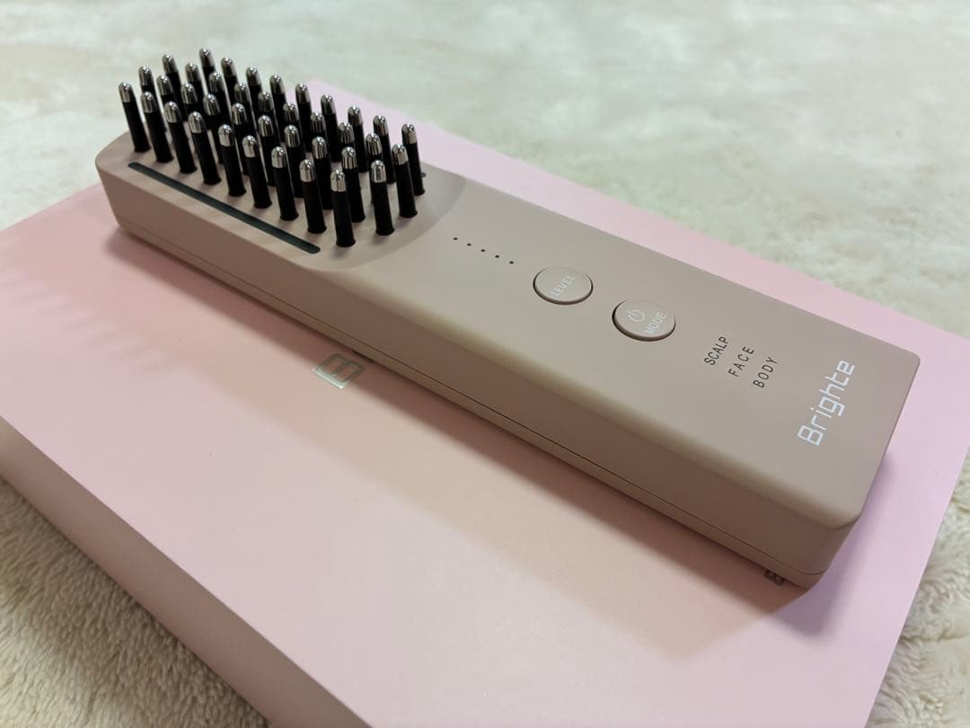 【新品未使用】Brighte ELEKI BRUSH+ 美顔器　ピンク