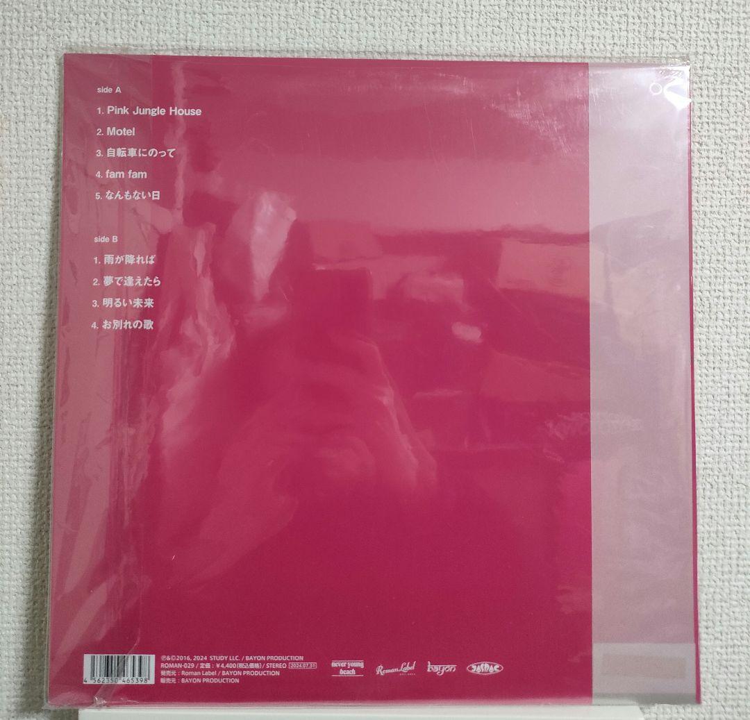 新品!never young beach『fam fam』安部勇磨 LP